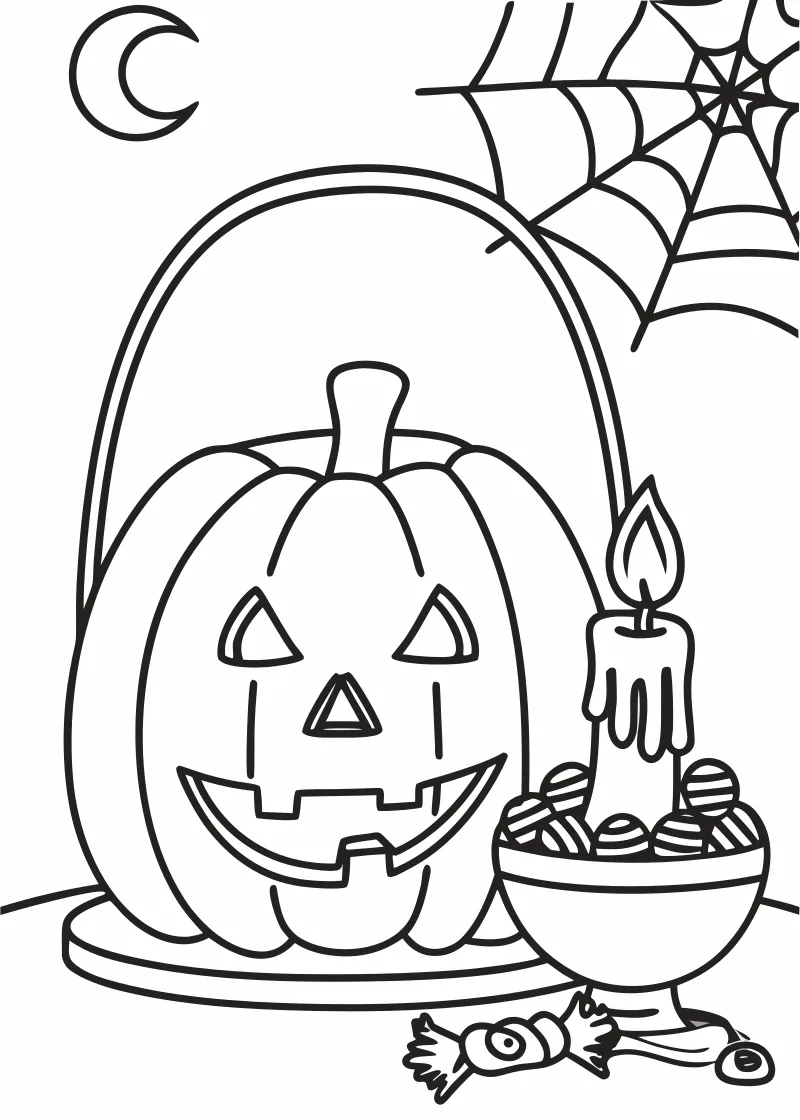 Kolorowanka halloween