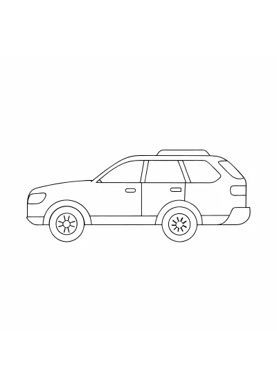 Kolorowanka z bmw do pobrania