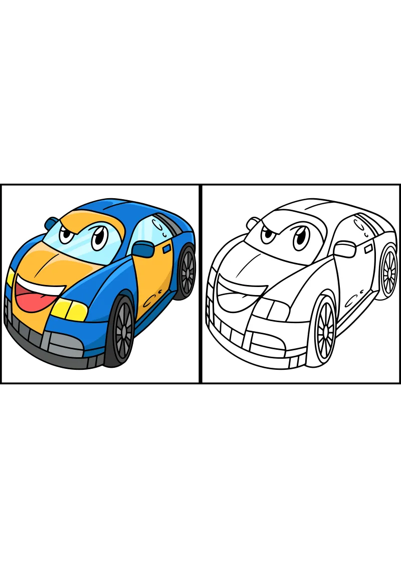 kolorowanka do druku bmw PDF