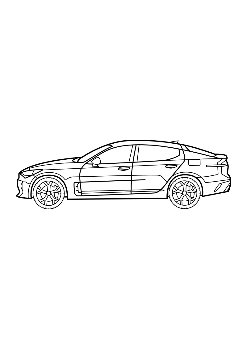 Kolorowanka do druku bmw