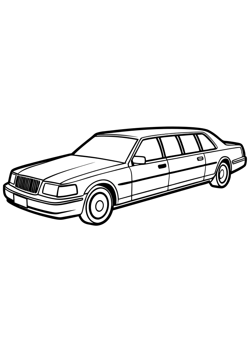 Łatwa kolorowanka bmw dla przedszkolaka