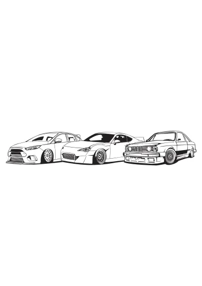 bmw kolorowanka dla dzieci