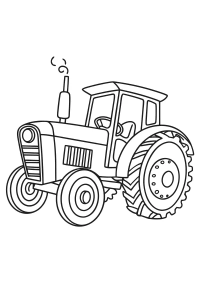 Darmowa kolorowanka ciagniki do druku PDF
