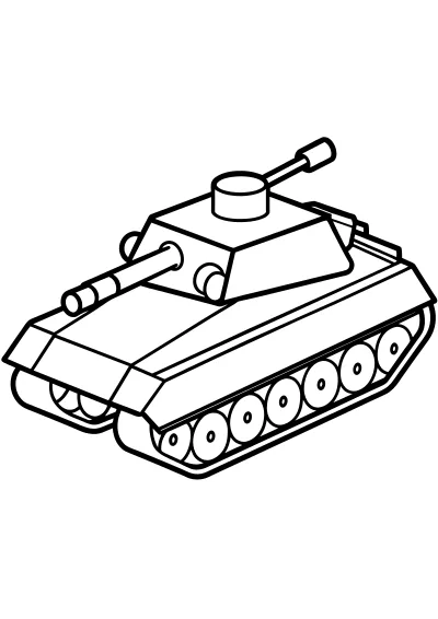 Kolorowanka czolgi