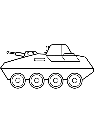 Pokoloruj czolgi – darmowy szablon PDF