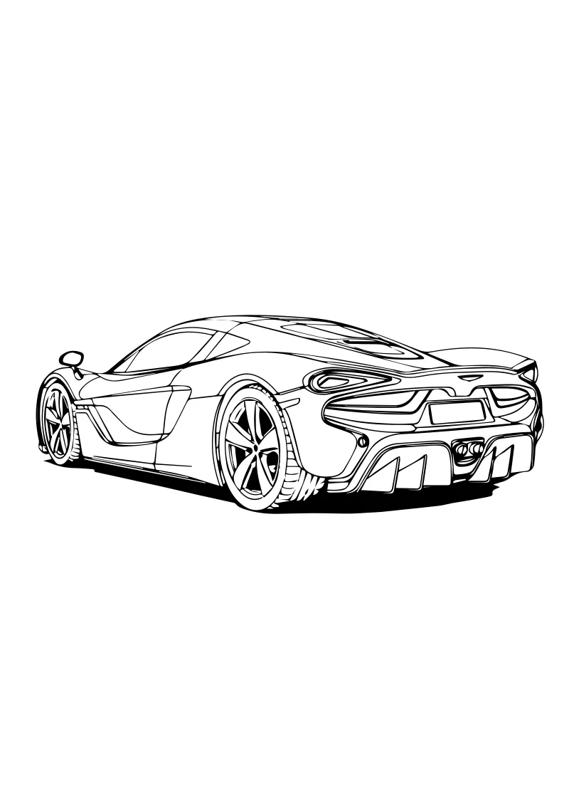 Kolorowanka do druku lamborghini
