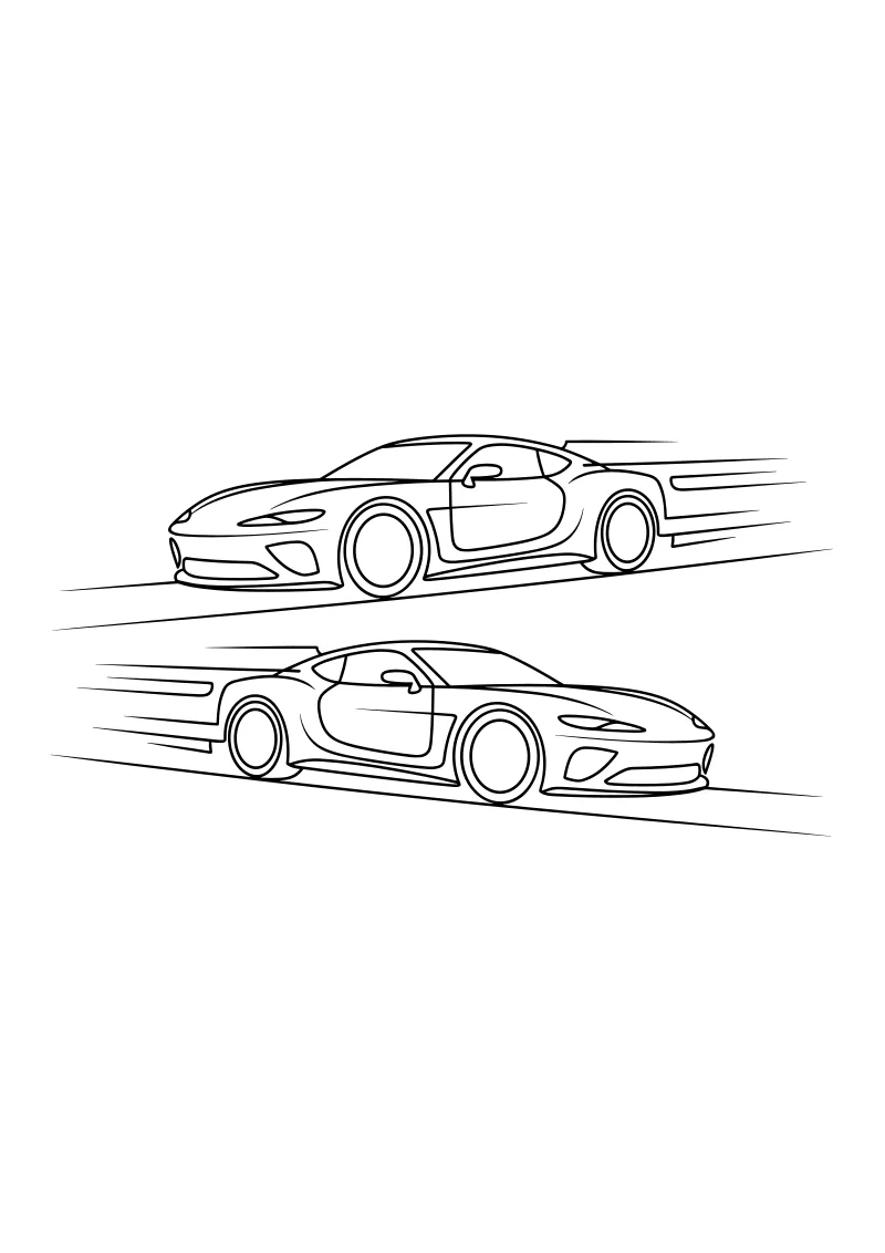 Prosta kolorowanka lamborghini do kolorowania