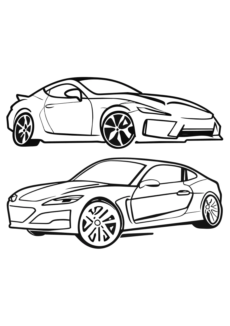 Pokoloruj lamborghini – darmowy szablon PDF