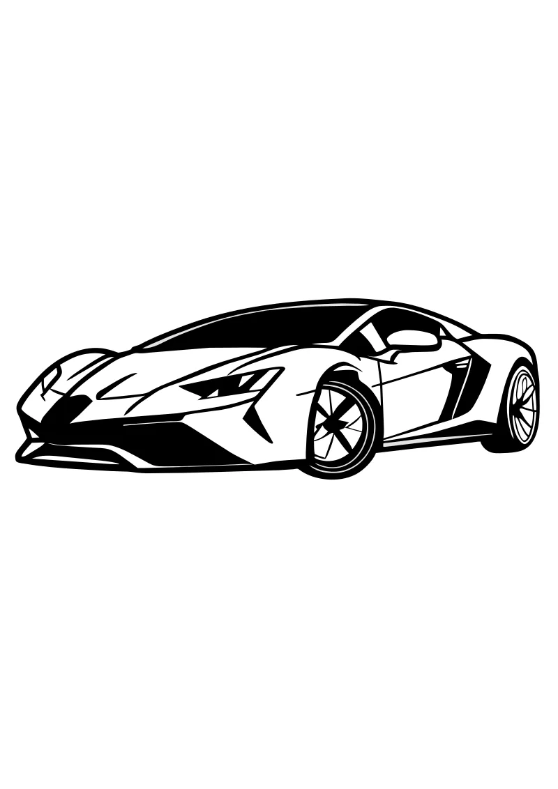 Kolorowanka lamborghini