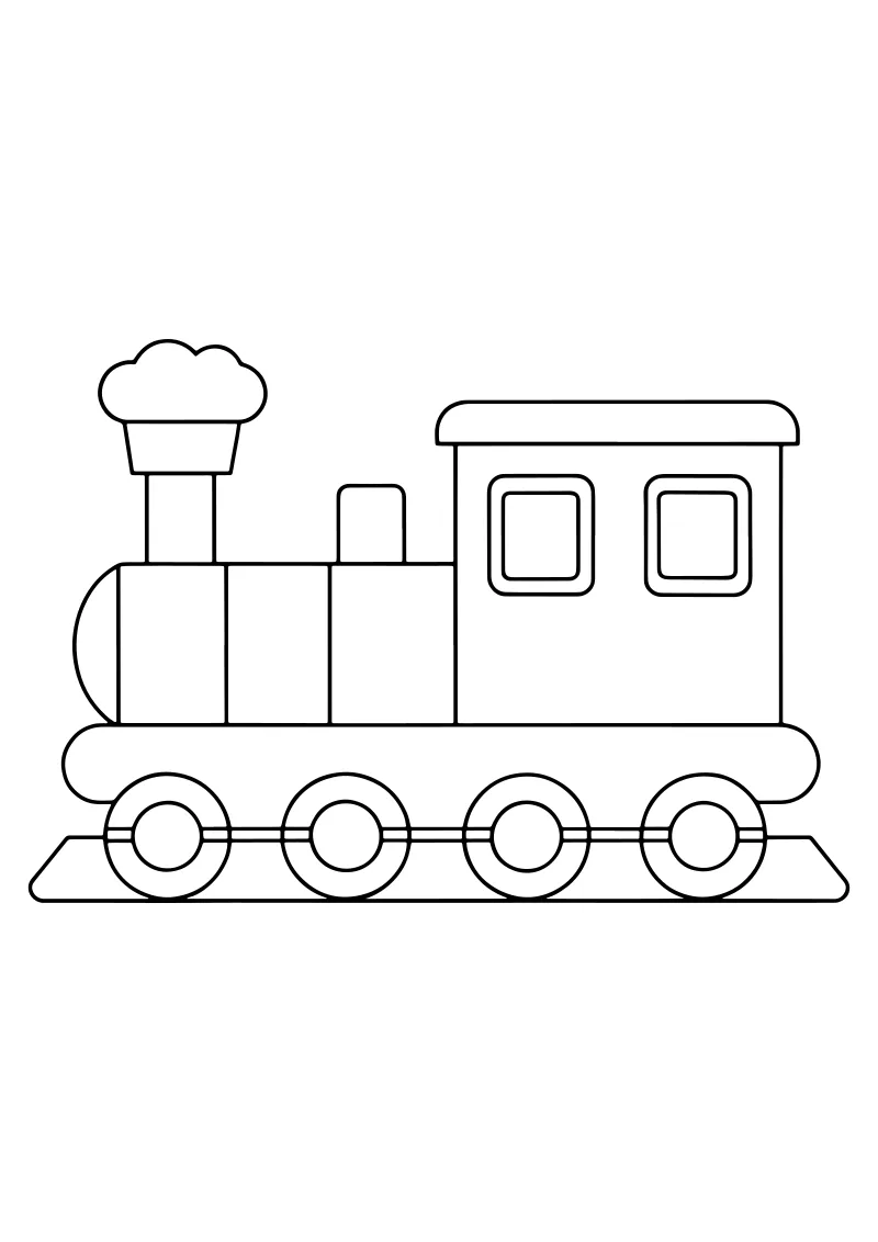 Kolorowanki pociagi