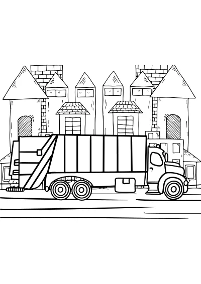 Malowanka tir do druku A4