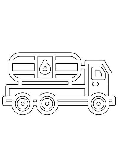 Kolorowanka do druku tir