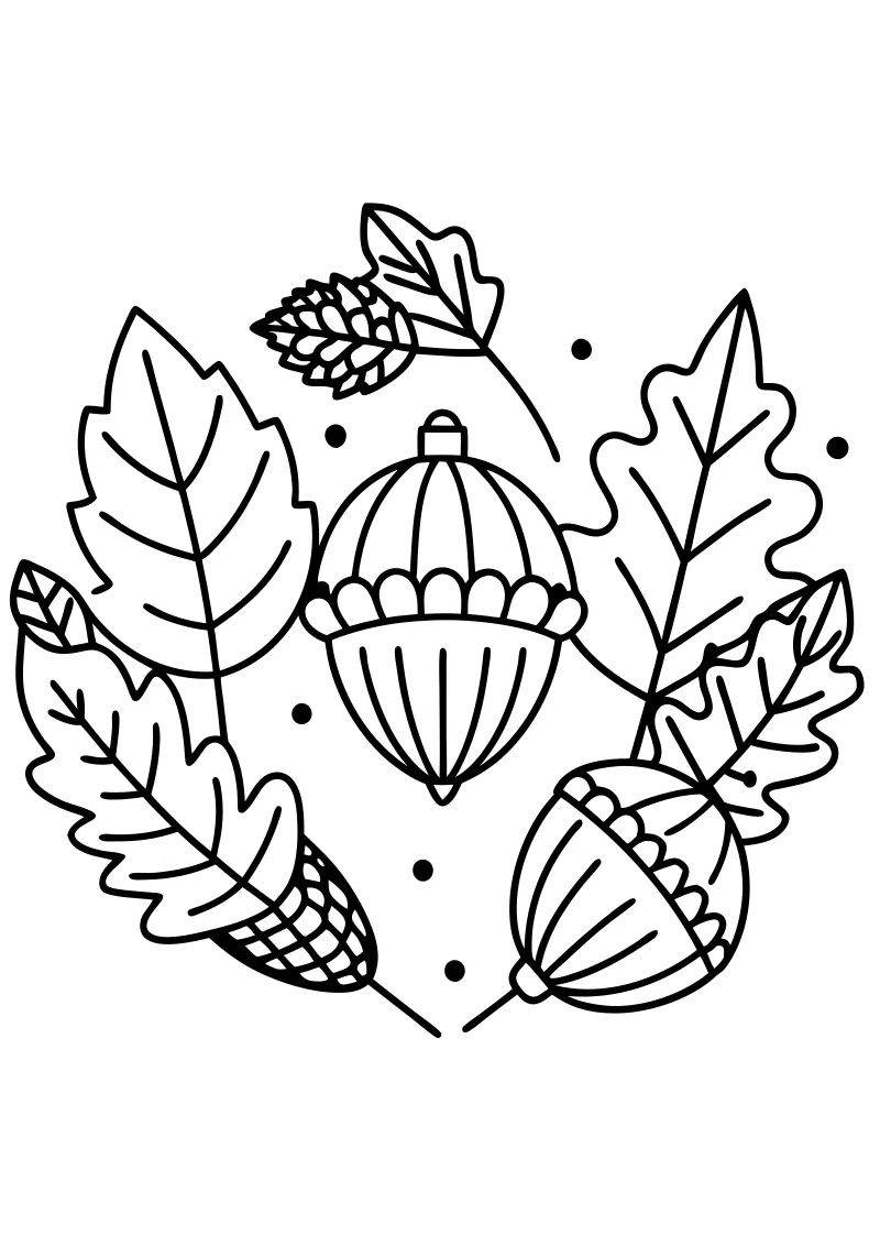 jesien – pobierz i wydrukuj kolorowankę