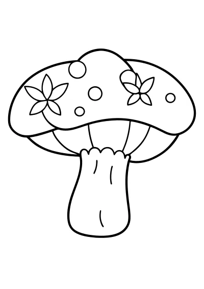 Kolorowanki grzyby