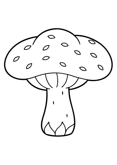 grzyby kolorowanki dla dzieci