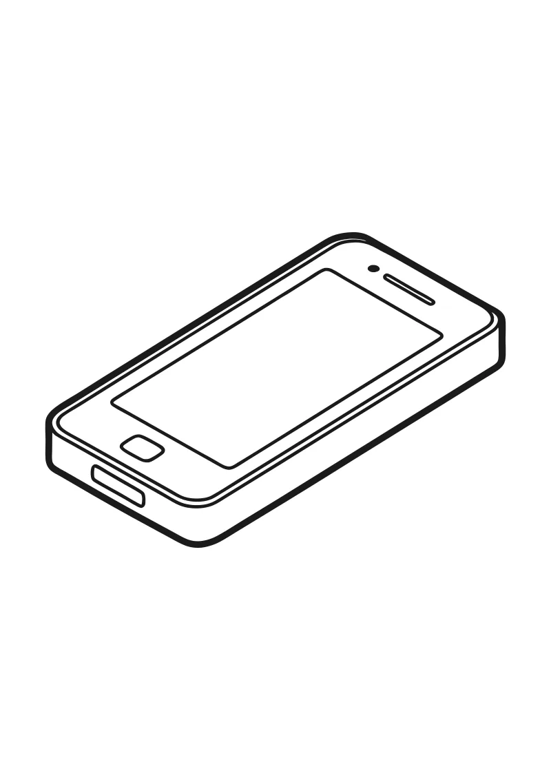 Kolorowanki do druku telefon
