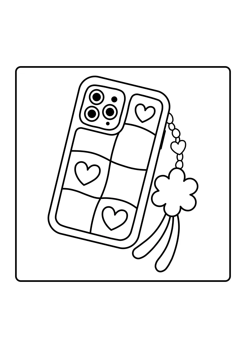 Pokoloruj telefon – darmowy szablon PDF