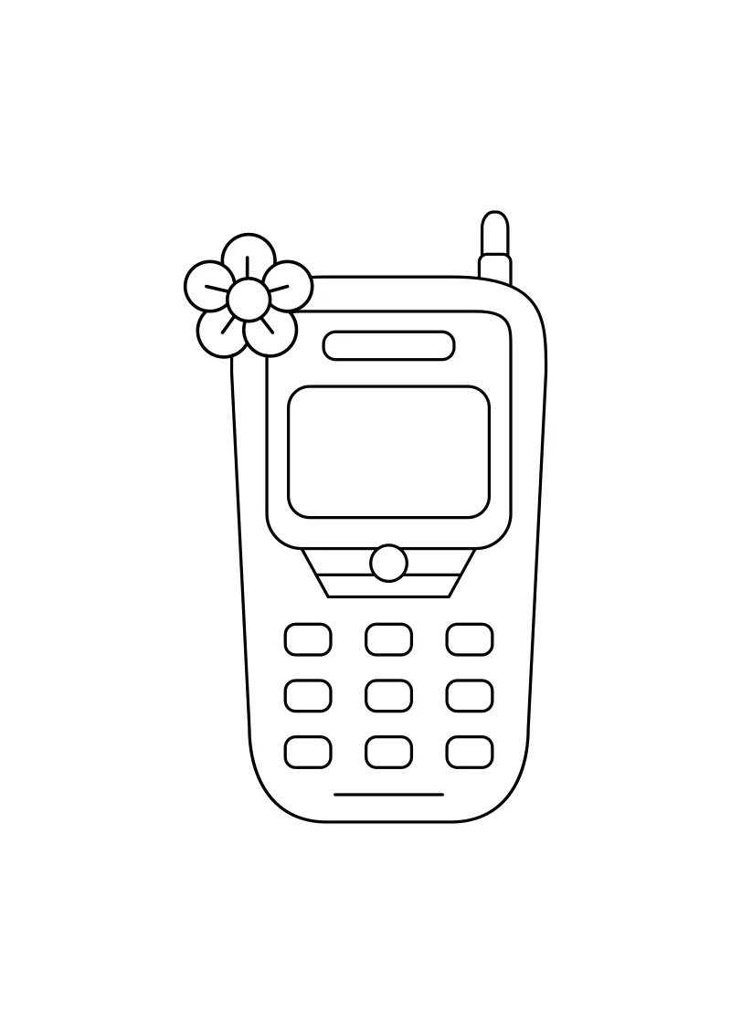 Kolorowanki telefon