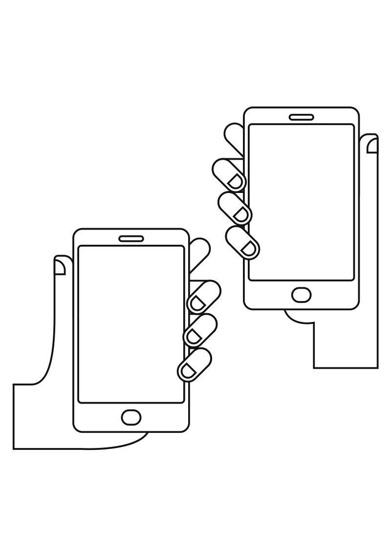 Kolorowanka z telefon do pobrania