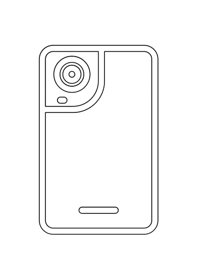 Kolorowanka do druku telefon