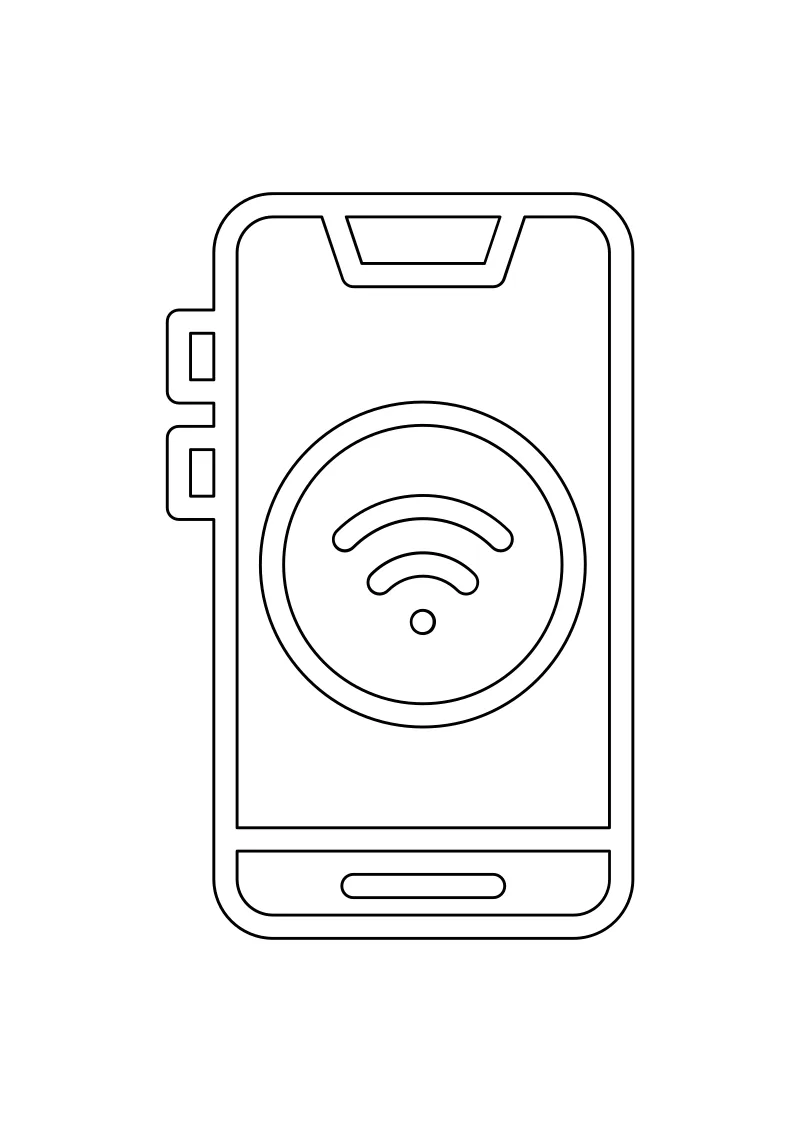 Kolorowanki do druku telefon