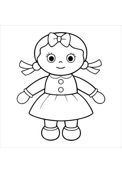 Kolorowanki lalki
