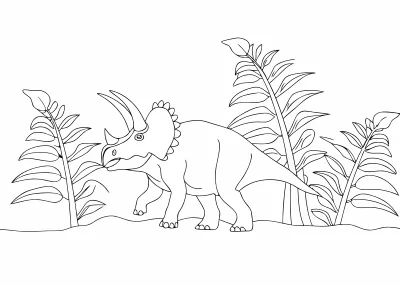 Edukacyjna kolorowanka dinozaury do wydruku