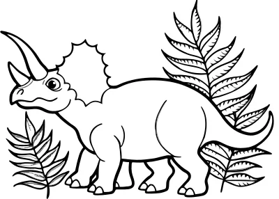 Kolorowanka dinozaury