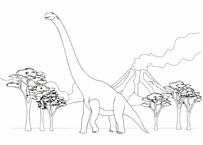 dinozaury kolorowanka dla dzieci