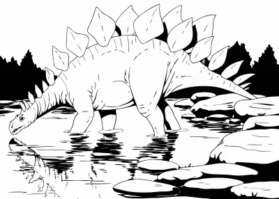 Kolorowanki do druku dinozaury