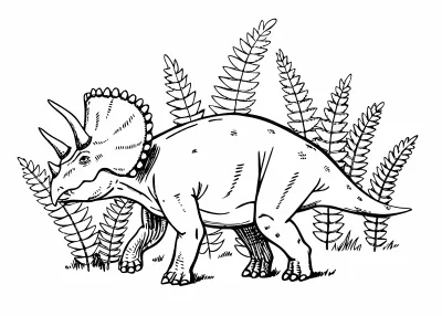 Malowanka dinozaury do druku A4