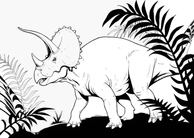 dinozaury kolorowanka dla dzieci