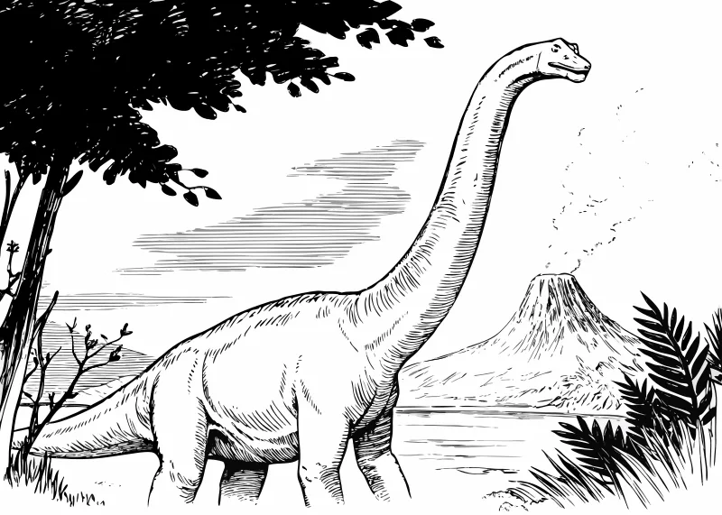Kolorowanka dinozaury