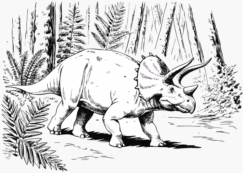 dinozaury kolorowanka dla dzieci