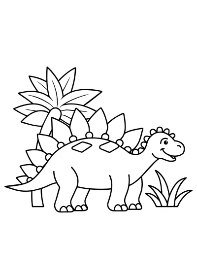 Kolorowanki do druku dinozaury
