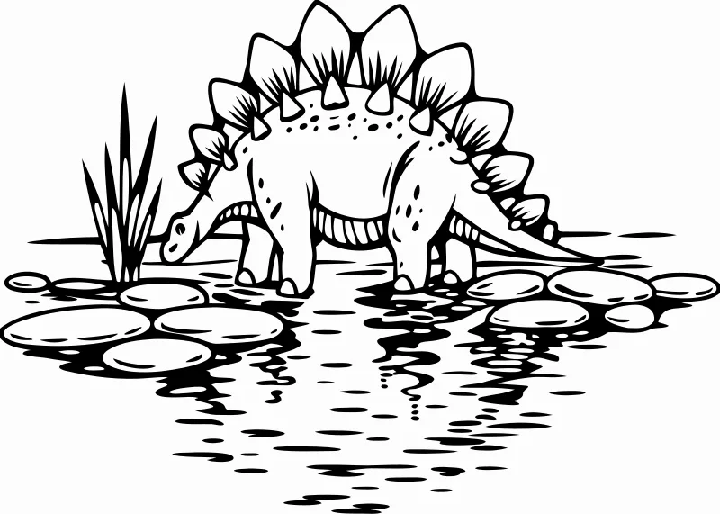 dinozaury – pobierz i wydrukuj kolorowankę