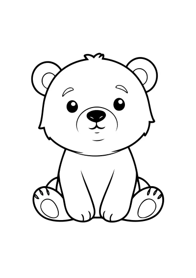 Darmowa kolorowanka mis do druku PDF