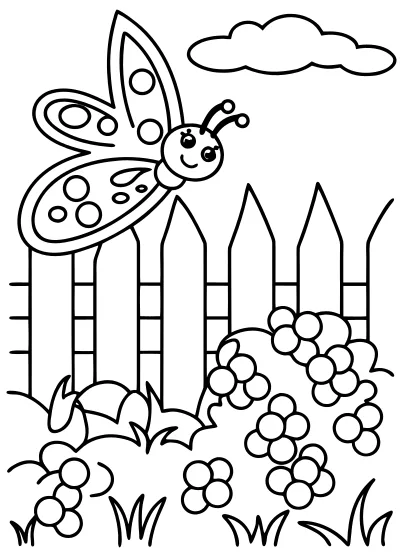 Pokoloruj motyle – darmowy szablon PDF