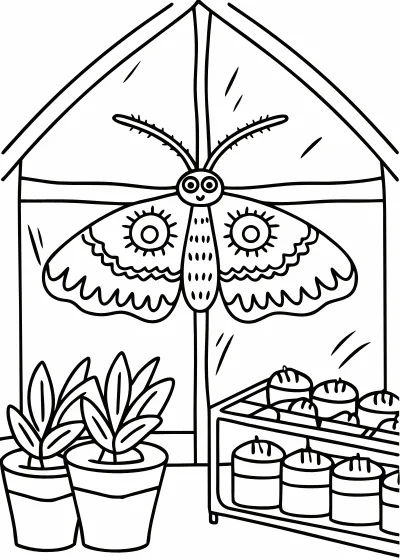 Kolorowanka motyle – format A4 PDF
