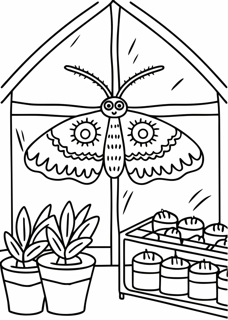 Kolorowanka motyle – format A4 PDF
