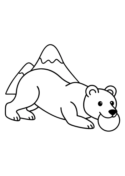 Kolorowanki niedzwiedzie
