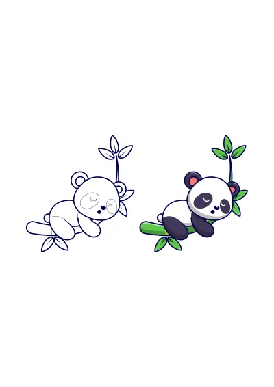 Kolorowanka pandy