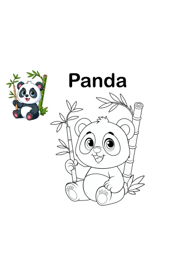 Kolorowanki pandy