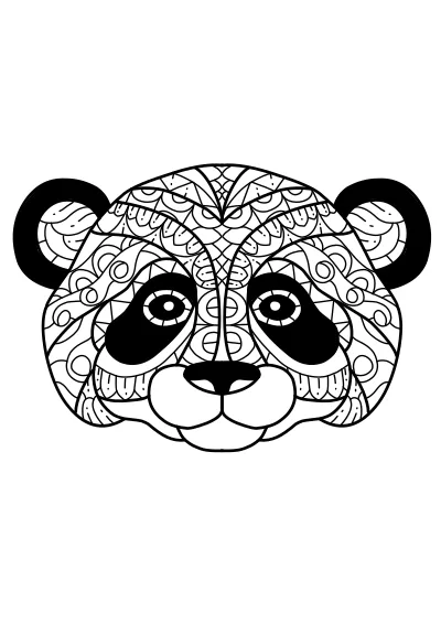Kolorowanki do druku pandy