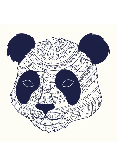 Darmowa kolorowanka pandy do druku PDF