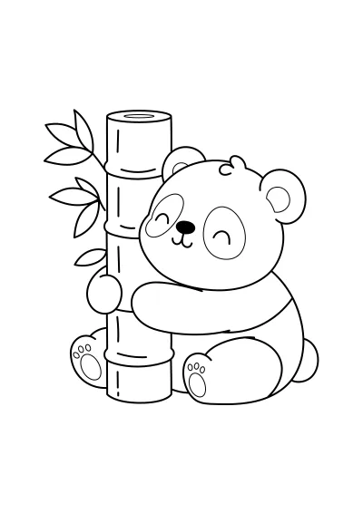 Kolorowanka pandy