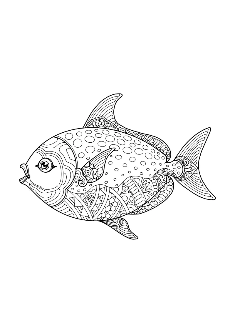 Kolorowanki ryby