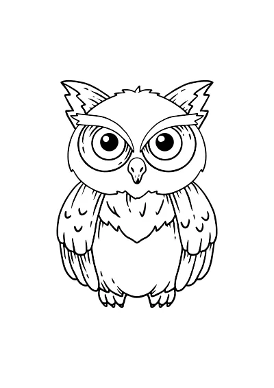 Pokoloruj sowy – darmowy szablon PDF