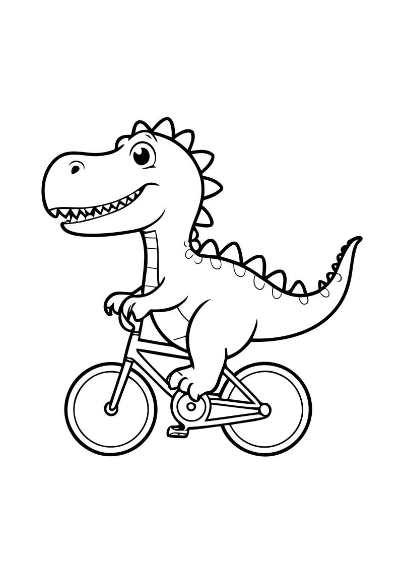 Kolorowanka t-rex