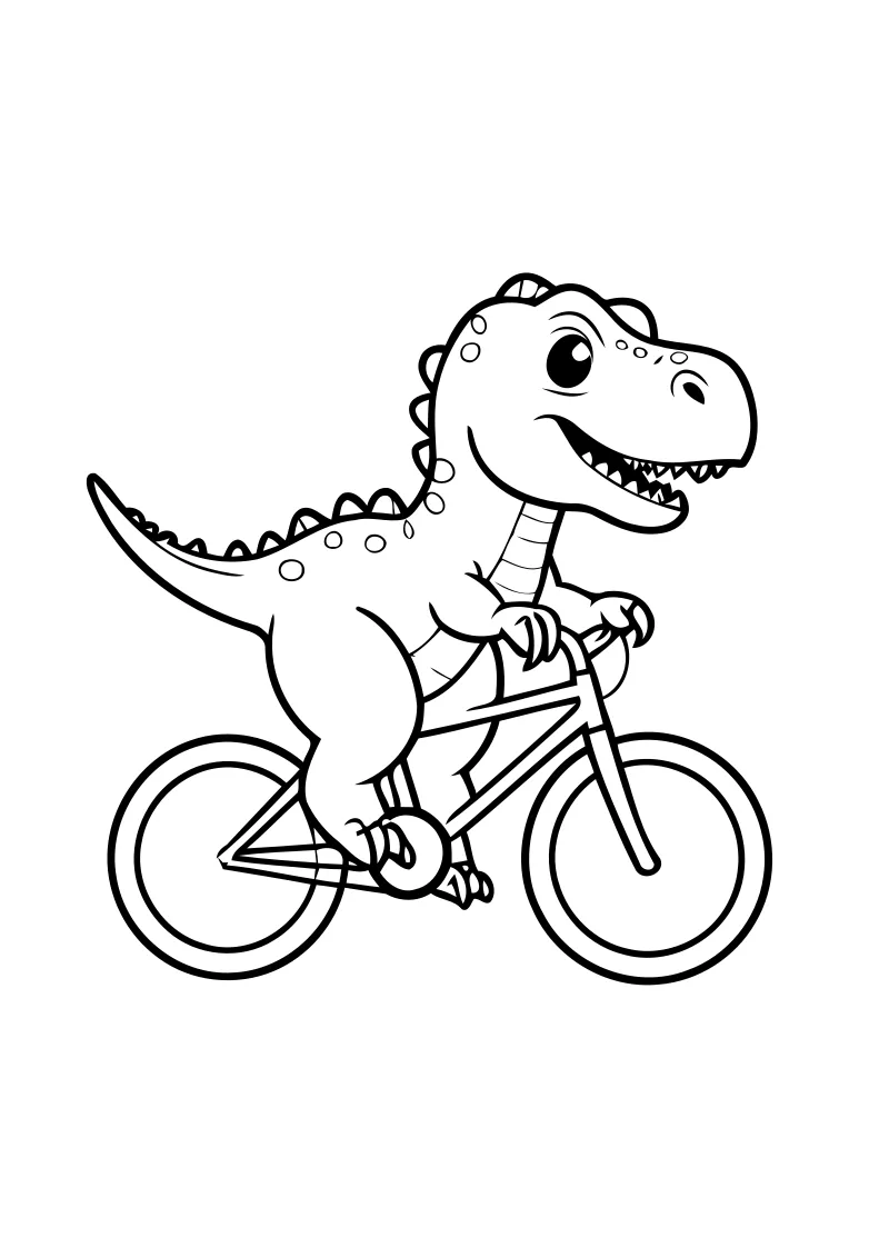 Kolorowanki t-rex